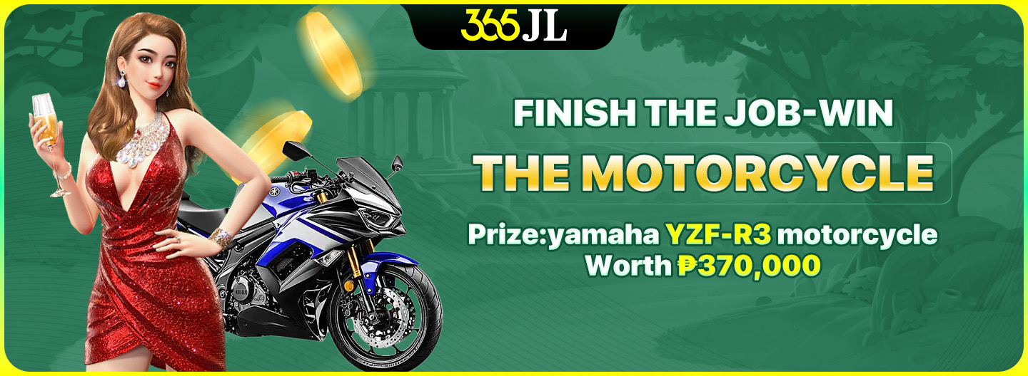 Finish tasks to win a motorcycle prize.