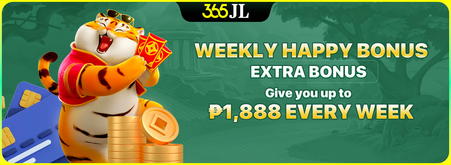 Weekly extra bonus promotion.